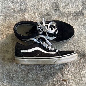 Vans Classic Black and White Sneakers